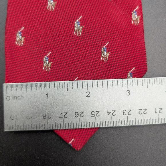 Polo Ralph Lauren 6 Silk Tie Lot Mens Striped Crest Medallion Polo Player Preppy - Picture 12 of 16